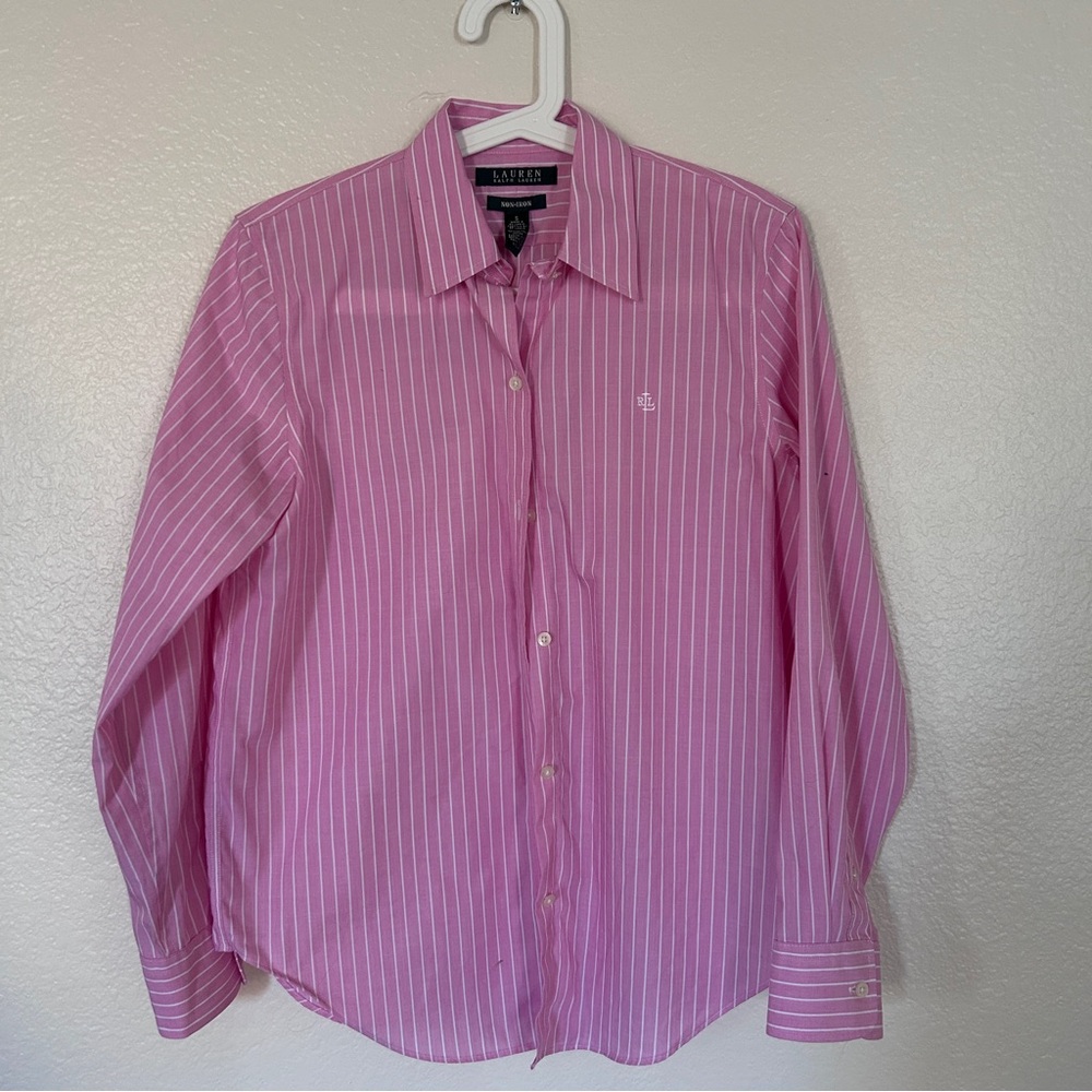 Ralph Lauren Striped Button Down - Picture 3 of 5
